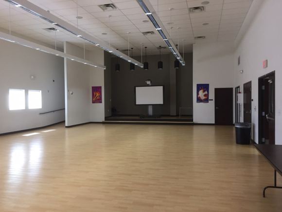Open multipurpose / sanctuary room